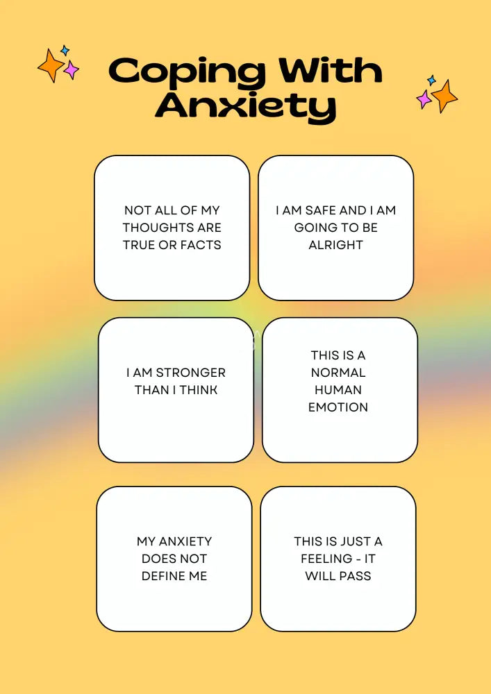 Coping With Anxiety Poster Poster