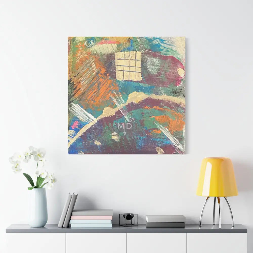 Cube-a Matte Canvas Canvas