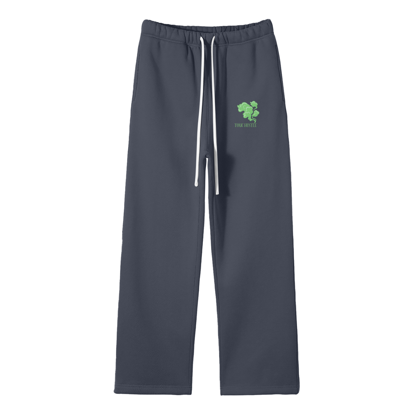 Toxic Hustle Streetwear Fleece Straight Leg Pants