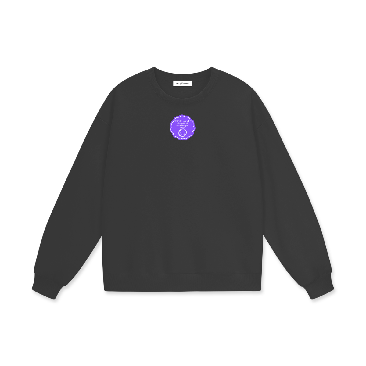 Don't Let Your Job Stop You From Devouring Your Books (Badge) Heavyweight Drop Shoulder Sweatshirt