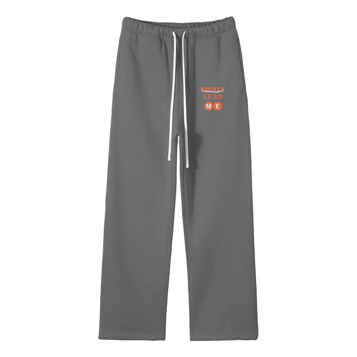 Spirit Lead Me Streetwear Fleece Straight Leg Pants