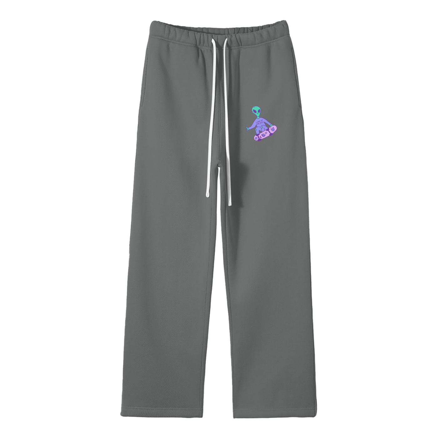 Lord Of The Rizz Streetwear Fleece Straight Leg Pants