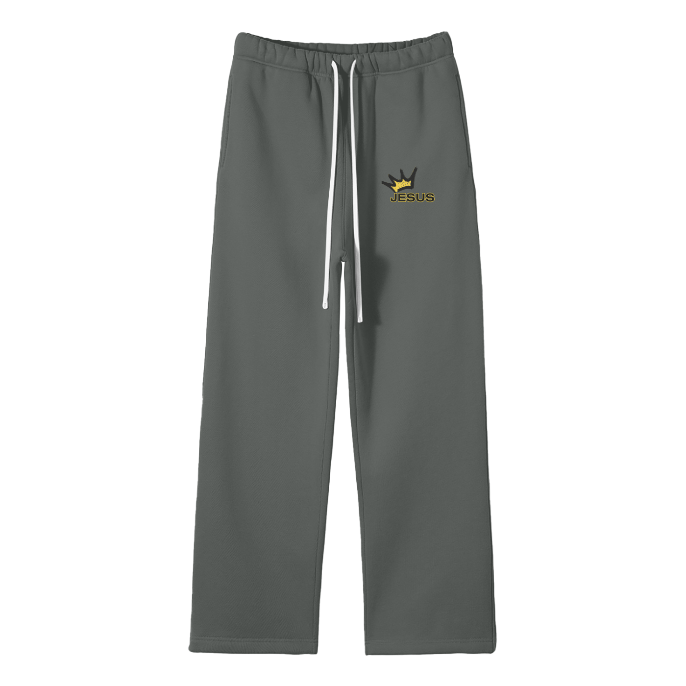 Jesus Is King Streetwear Fleece Straight Leg Pants