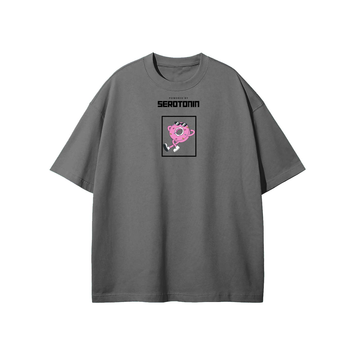 Powered By Serotonin Streetwear Heavyweight Loose Fit T-Shirt