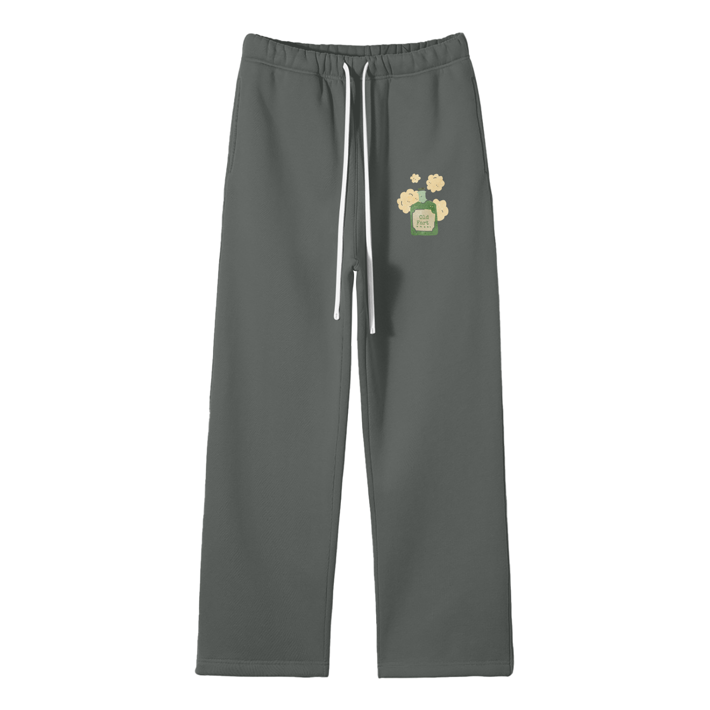 Old Fart (Jar) Streetwear Fleece Straight Leg Pants