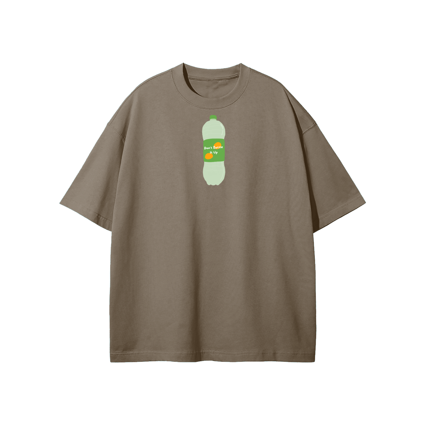 Don't Bottle It Up Streetwear Heavyweight Loose Fit T-Shirt