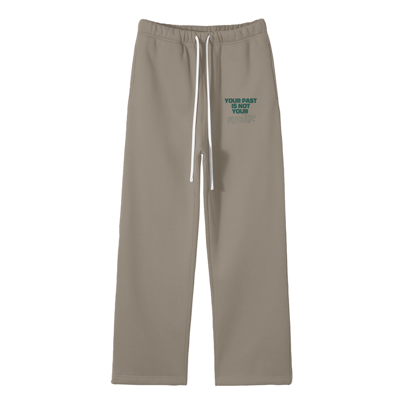 Your Past Is Not Your Future Streetwear Fleece Straight Leg Pants