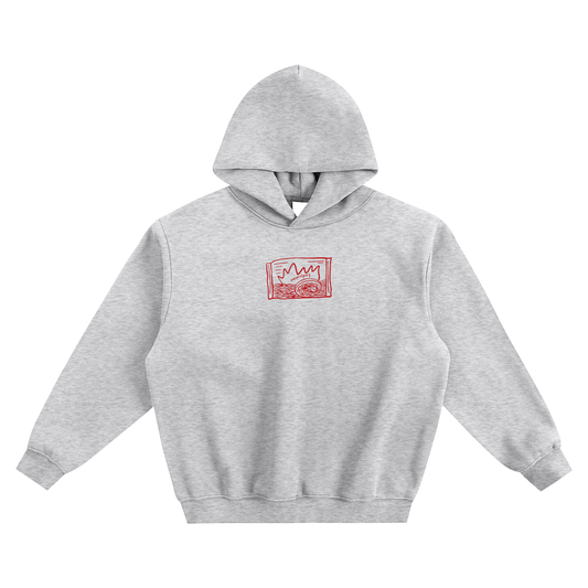 Neurospicy (Ramen) Fleeced Boxy Hoodie