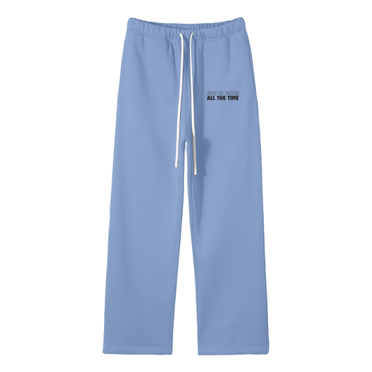 God Is Good All The Time Streetwear Fleece Straight Leg Pants