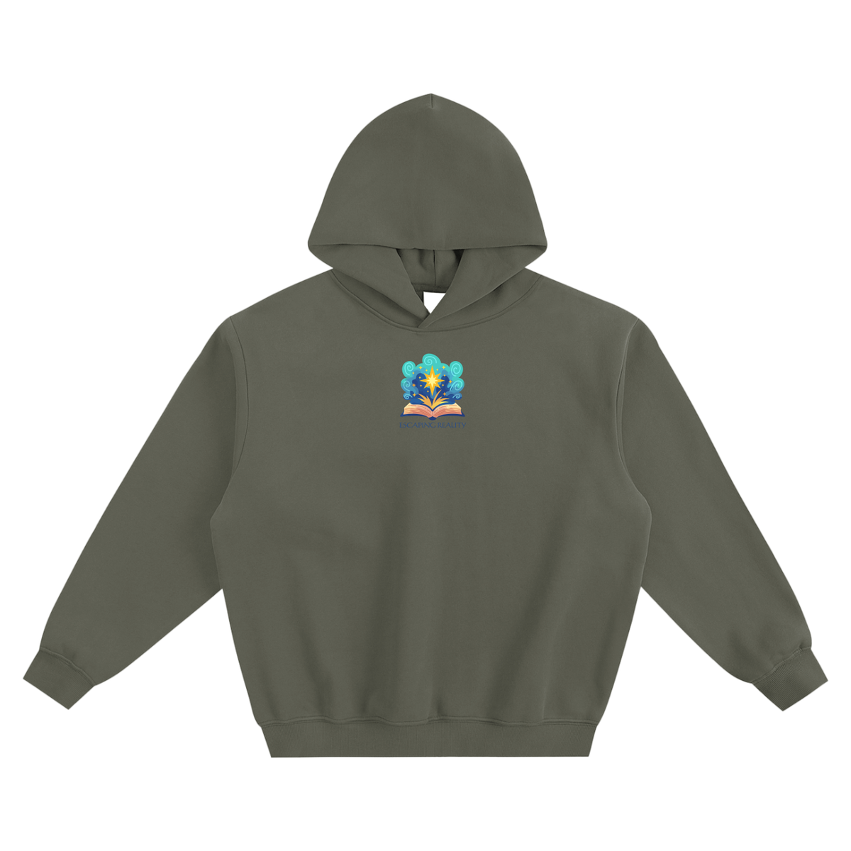 Escaping Reality (Magic) Fleeced Boxy Hoodie