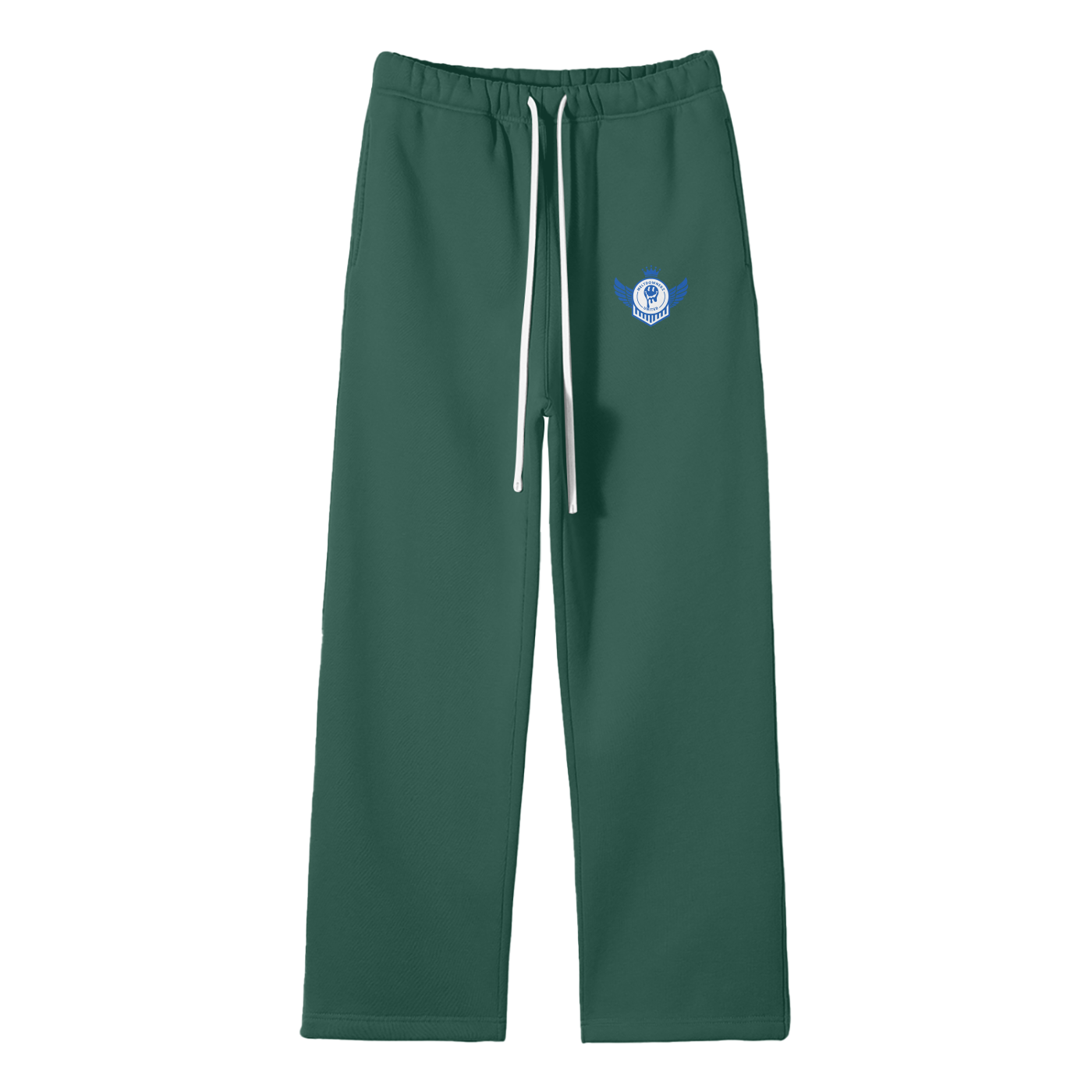 Meltdownerz United (Blue) Streetwear Fleece Straight Leg Pants