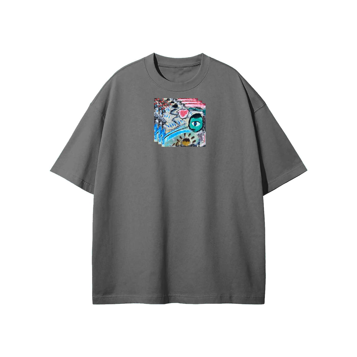 Heartscratcher Streetwear Heavyweight Loose Fit T-Shirt