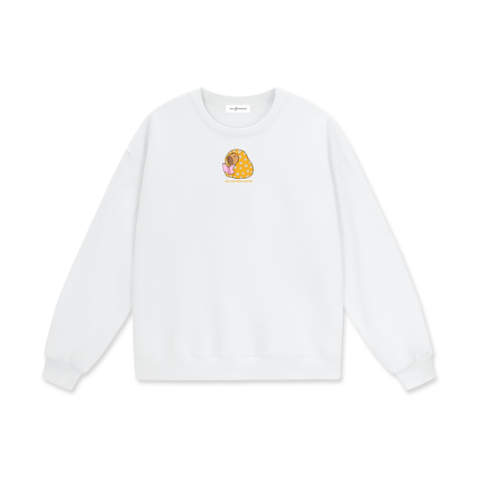 Just One More Chapter (Capybara) Heavyweight Drop Shoulder Sweatshirt