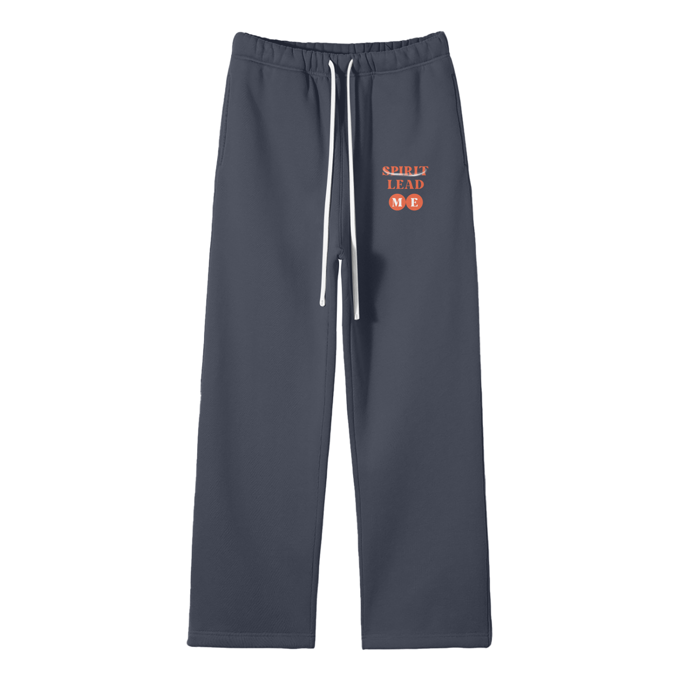 Spirit Lead Me Streetwear Fleece Straight Leg Pants