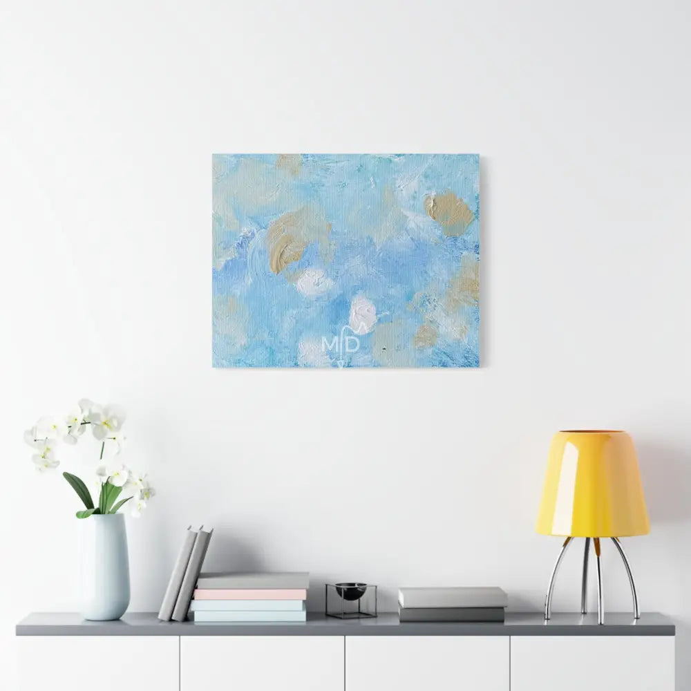Earing On The Side Of Wispy Matte Canvas Canvas
