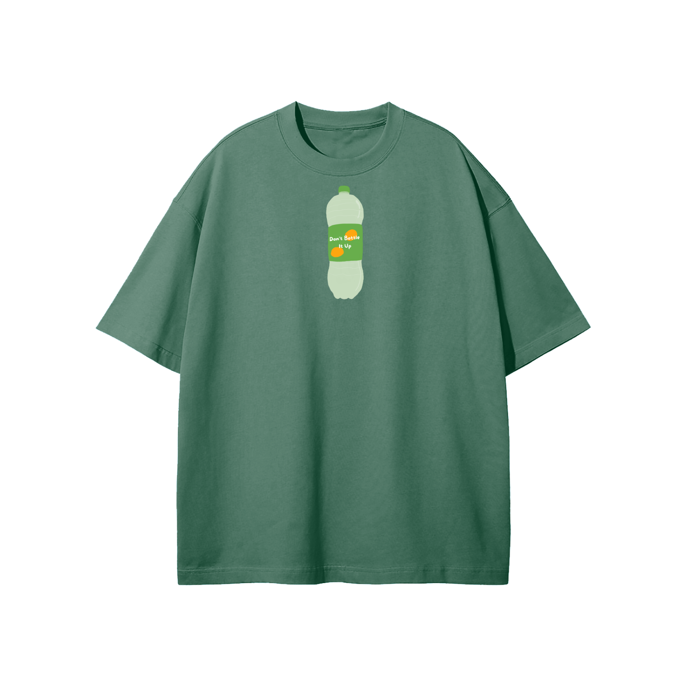 Don't Bottle It Up Streetwear Heavyweight Loose Fit T-Shirt