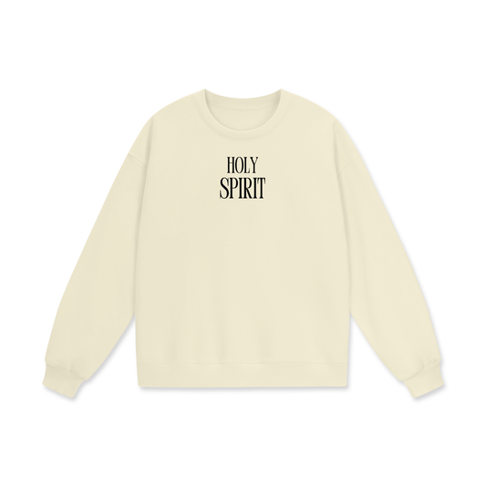 Holy Spirit Heavyweight Drop Shoulder Oversized Fleece Sweatshirt