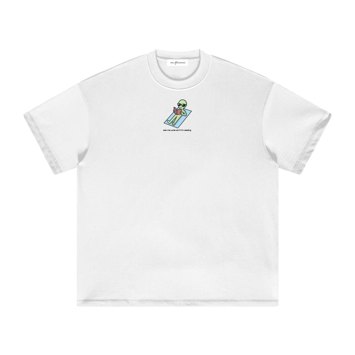 Ask Me What Scifi I'm Reading (Alien) Heavyweight T-Shirt