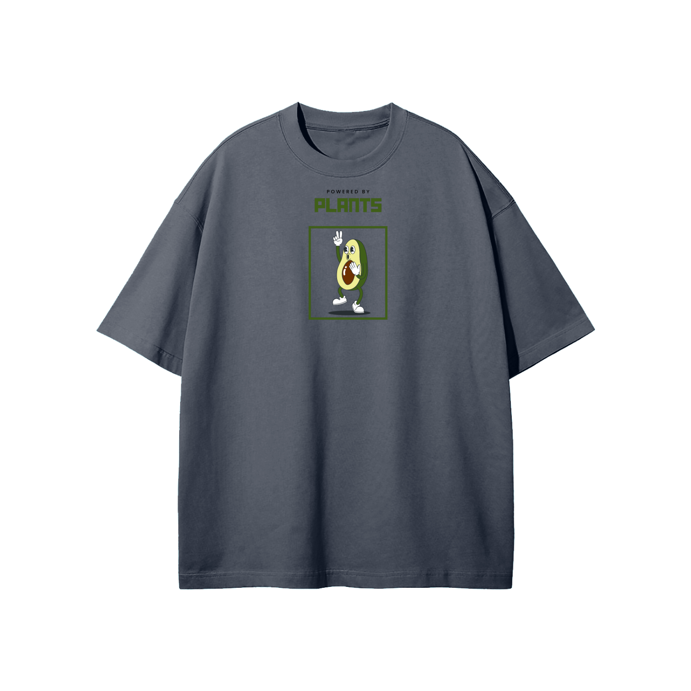 Powered By Plants Streetwear Heavyweight Loose Fit T-Shirt