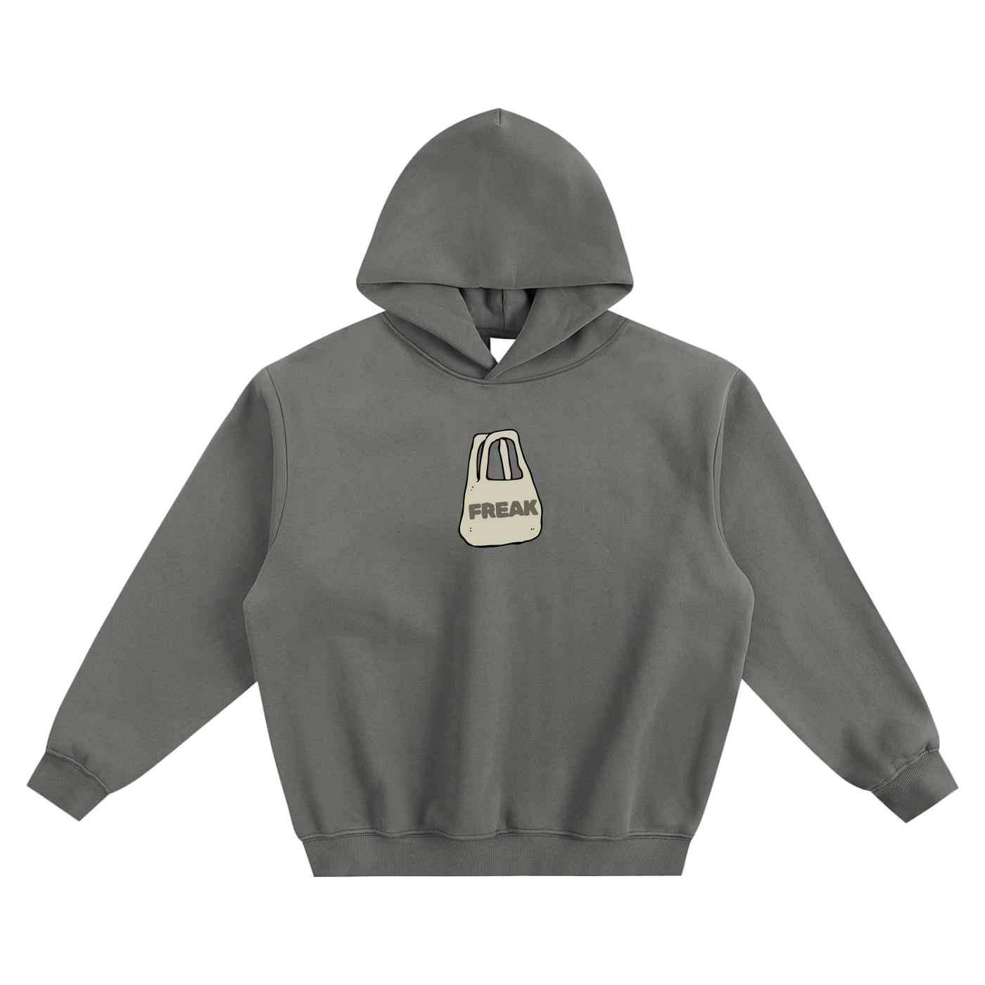 Freak Bag Fleeced Boxy Hoodie