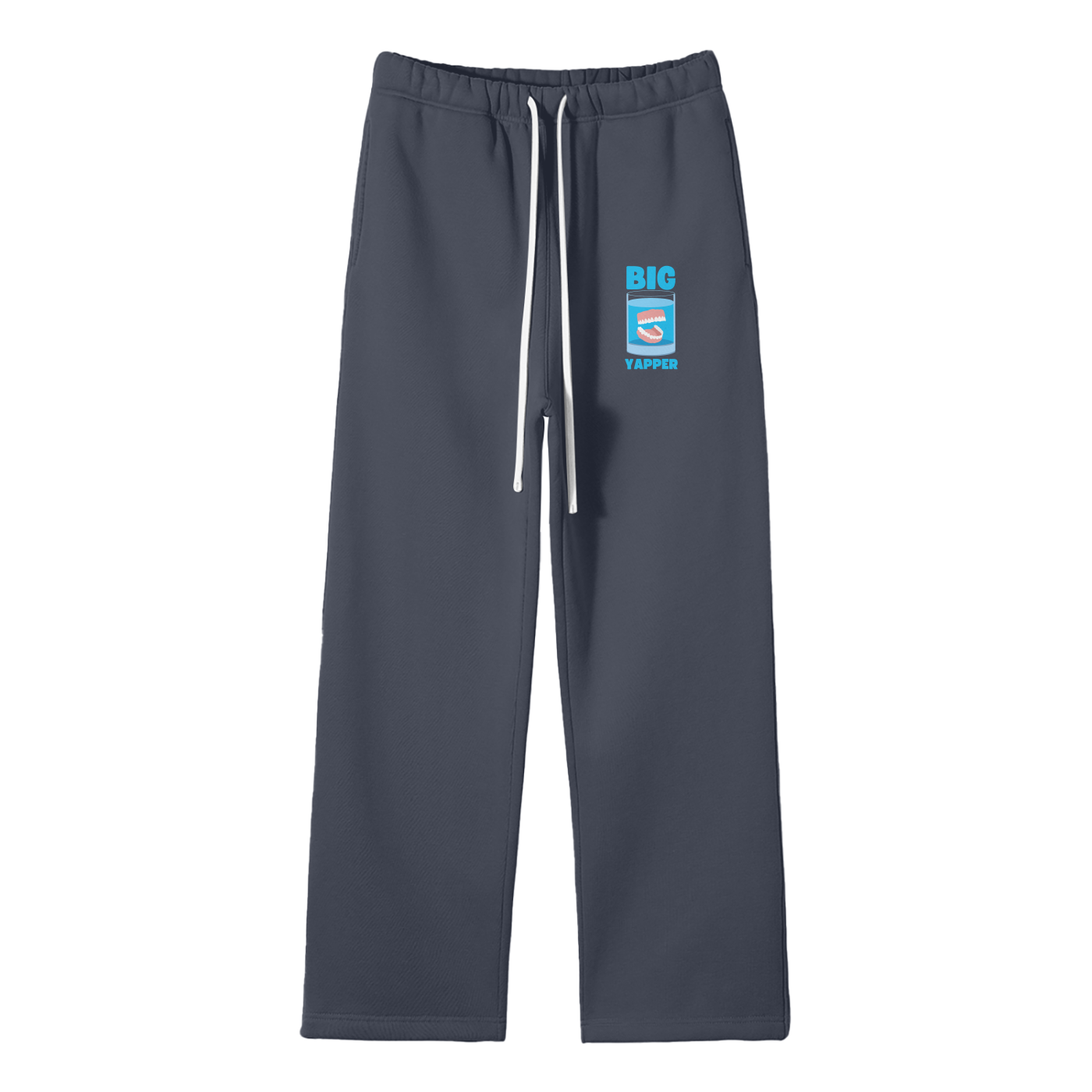 Big Yapper Streetwear Fleece Straight Leg Pants