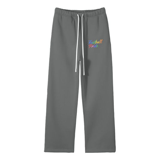 Football Pride Streetwear Fleece Straight Leg Pants
