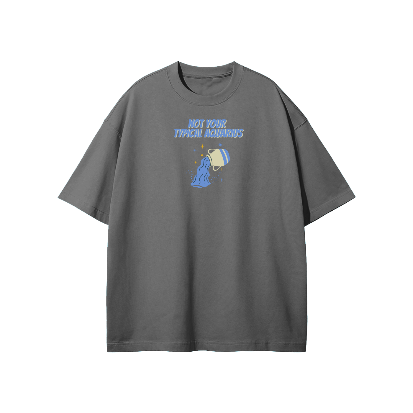 Not Your Typical Aquarius Streetwear Heavyweight Loose Fit T-Shirt
