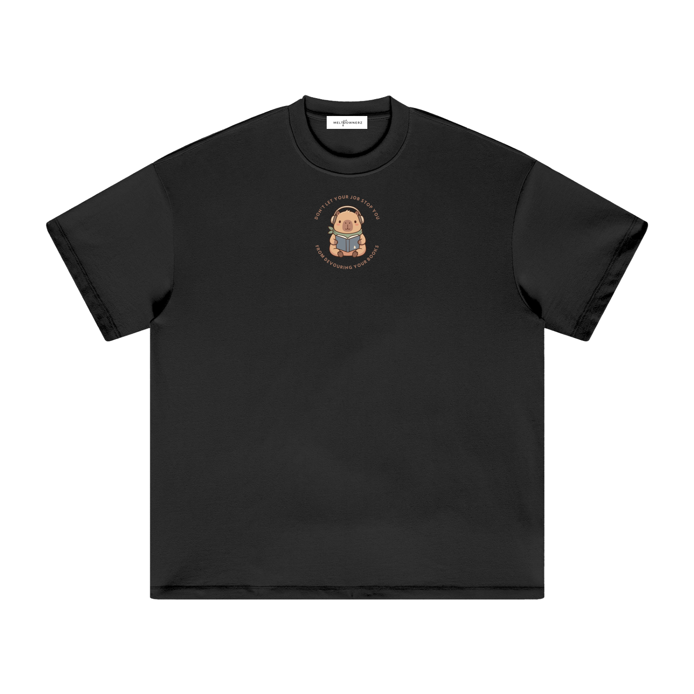 Don't Let Your Job Stop You From Devouring Your Books Heavyweight T-Shirt