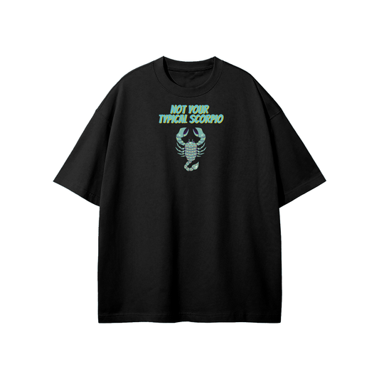 Not Your Typical Scorpio Streetwear Heavyweight Loose Fit T-Shirt