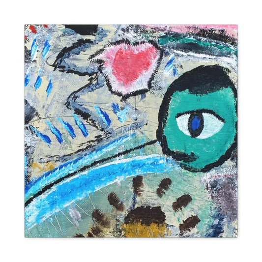 HeartScratcher Matte Canvas 20″ x 20″ / 1.25’’ Canvas