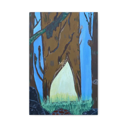 Here Lies The Woodsman Matte Canvas 12″ x 18″ (Vertical) / 1.25’’ Canvas