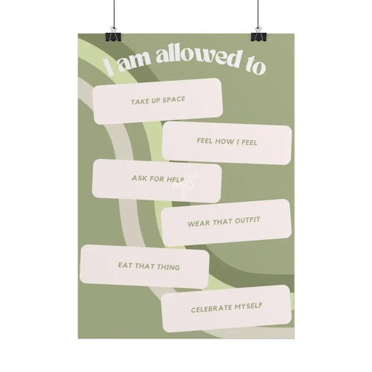 I Am Allowed To (1) Poster Poster