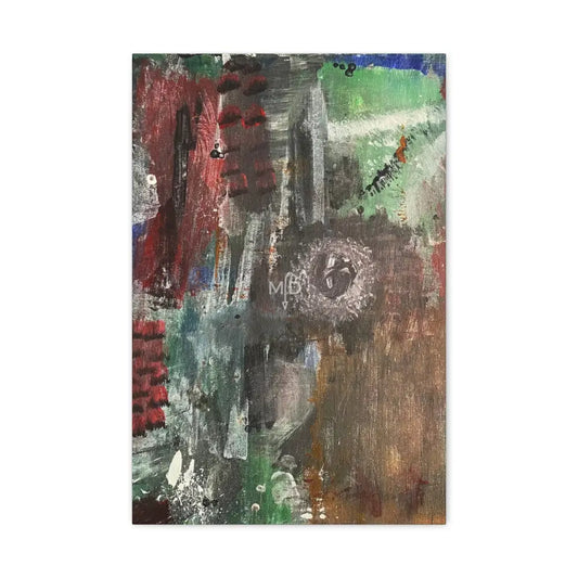 I See A Wheel Matte Canvas 16″ x 24″ (Vertical) / 1.25’’ Canvas