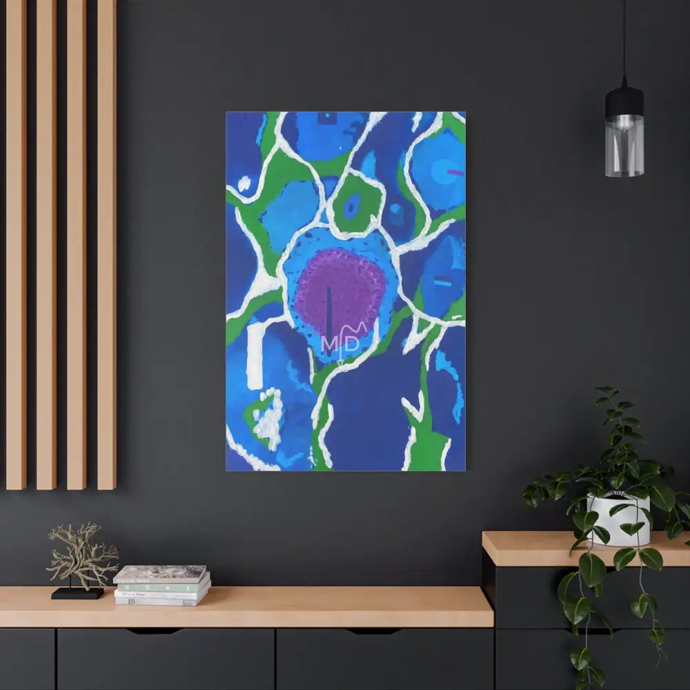 Microscopic Invasion Matte Canvas Canvas