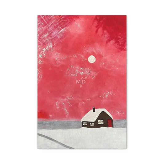 No one’s Home All Christmas Matte Canvas 16″ x 24″ (Vertical) / 1.25’’ Canvas