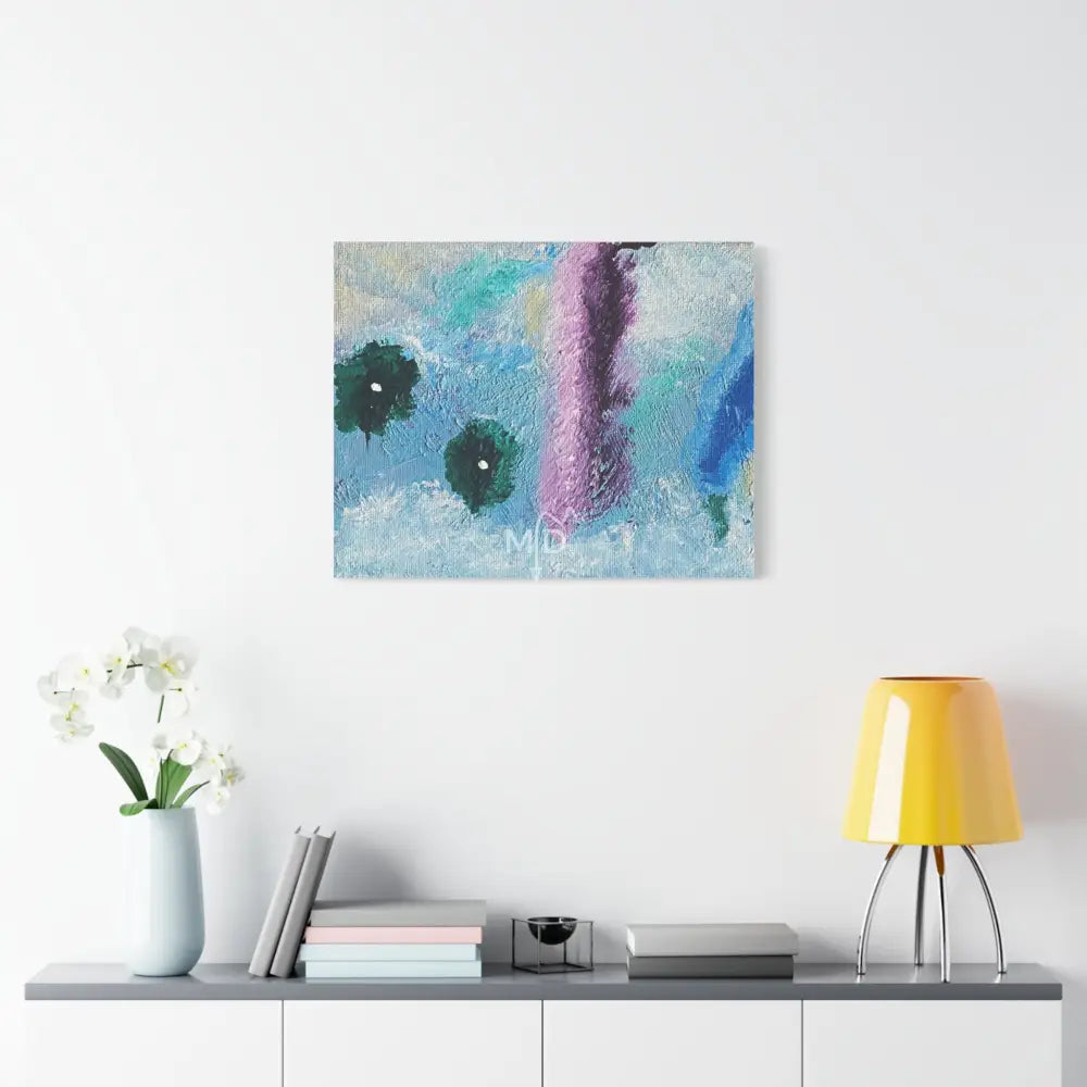 Petri Dish With An Accent Matte Canvas Canvas