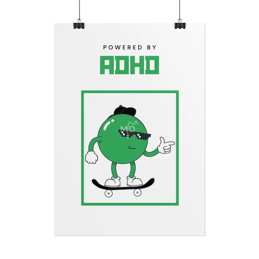 Powered By ADHD Poster Poster