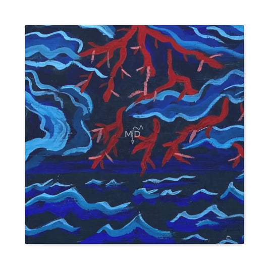 Red Scared Matte Canvas 20″ x 20″ / 1.25’’ Canvas