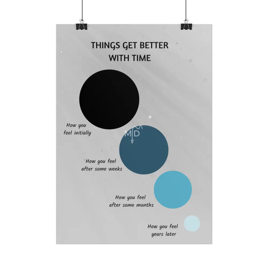 Things Get Better With Time Poster Poster