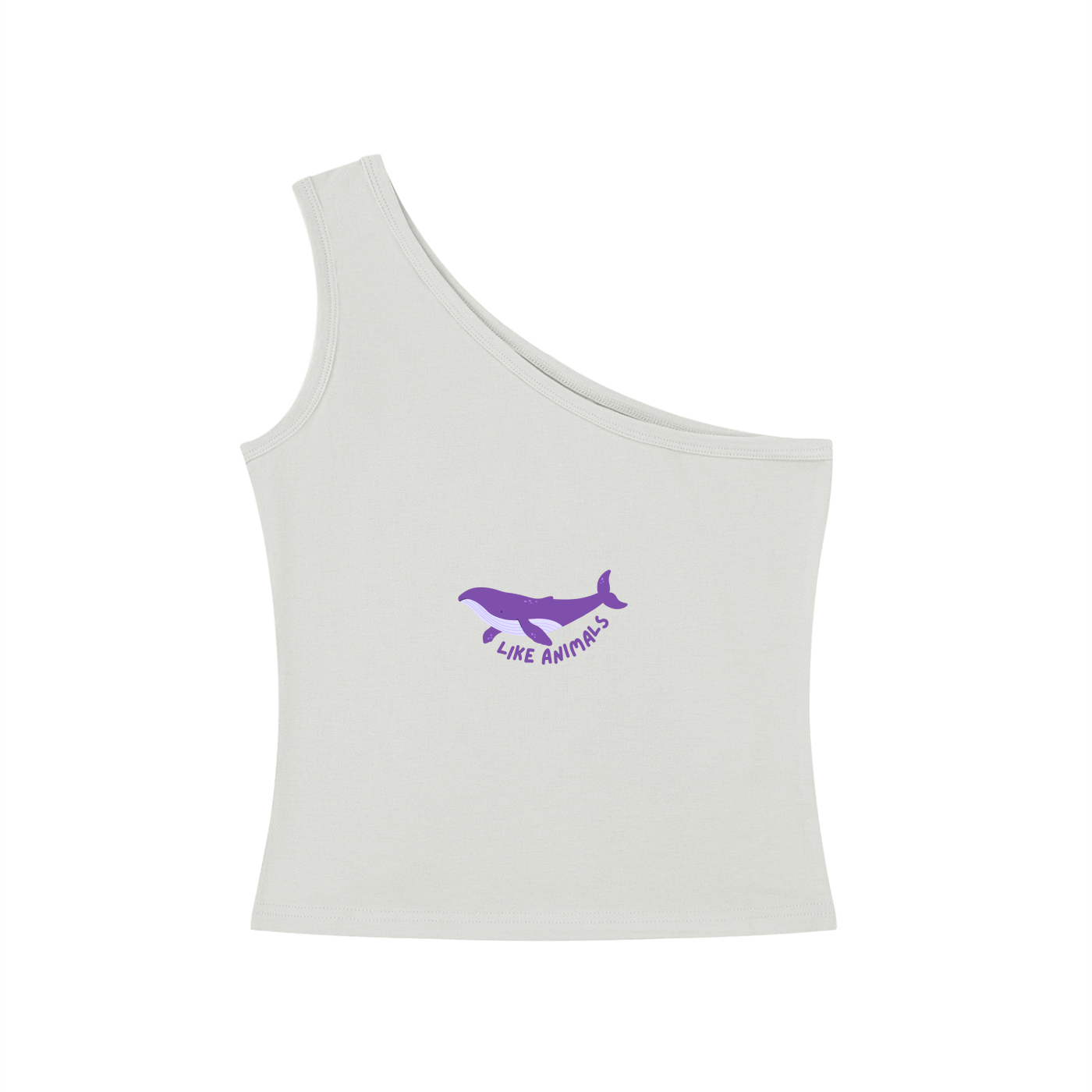 Like Animals BTS Arirang One-Shoulder Crop T Shirt