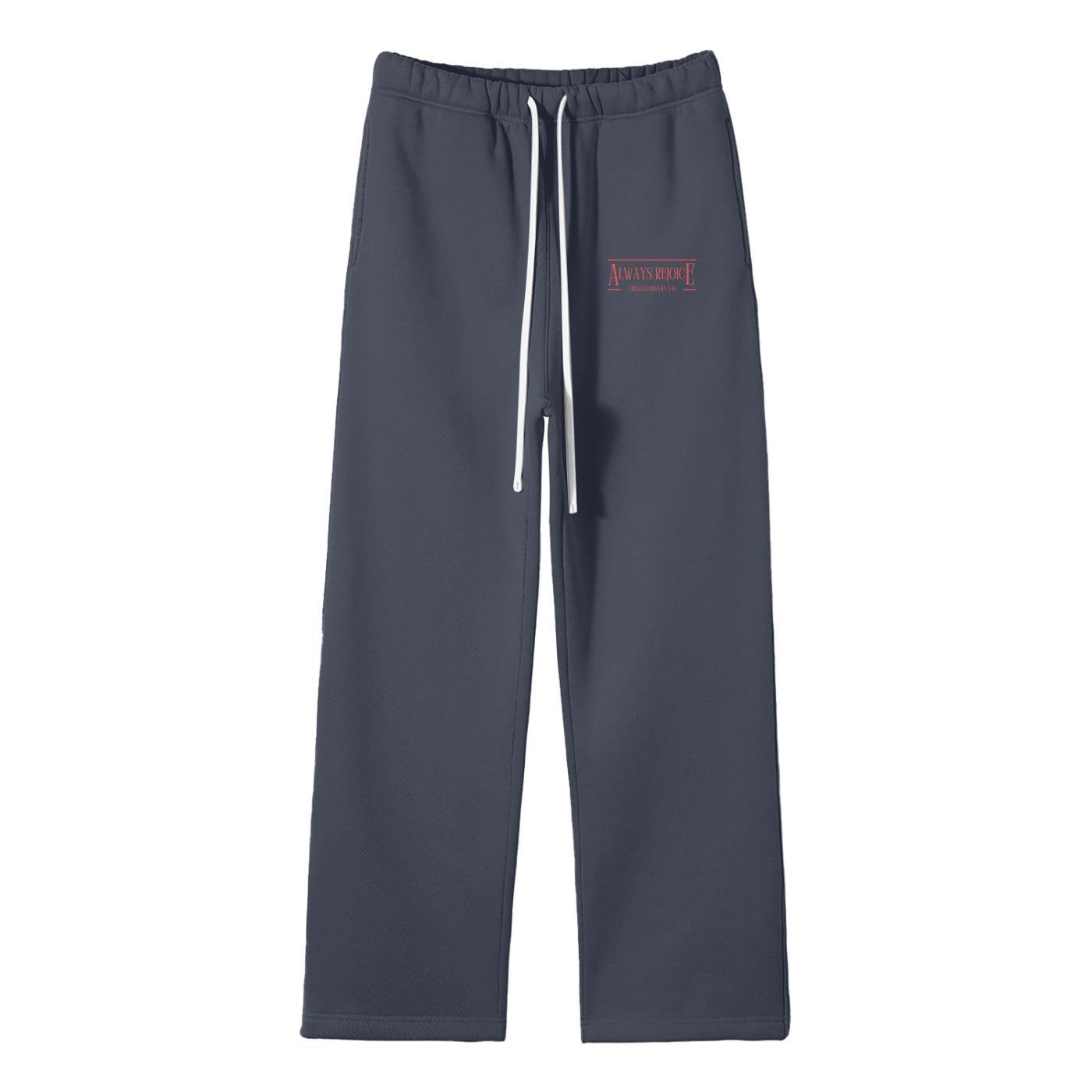 Always Rejoice Streetwear Fleece Straight Leg Pants