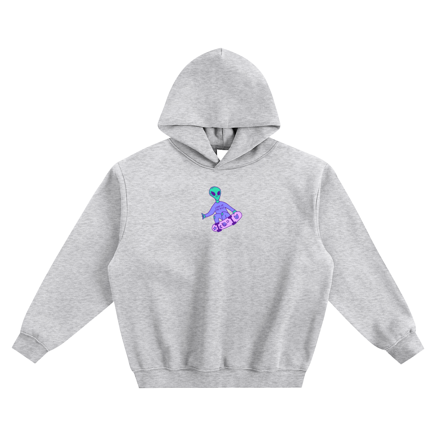 Lord Of The Rizz Fleeced Boxy Hoodie