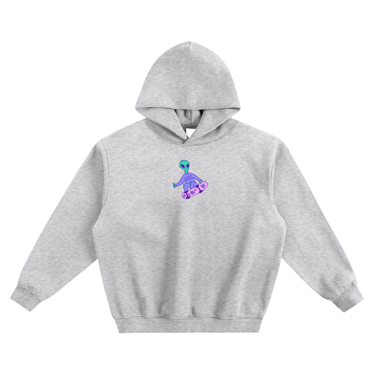 Lord Of The Rizz Fleeced Boxy Hoodie
