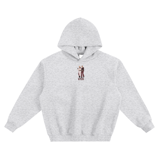 VMin (Taehyung & Jimin BTS World Cup) Fleeced Boxy Hoodie