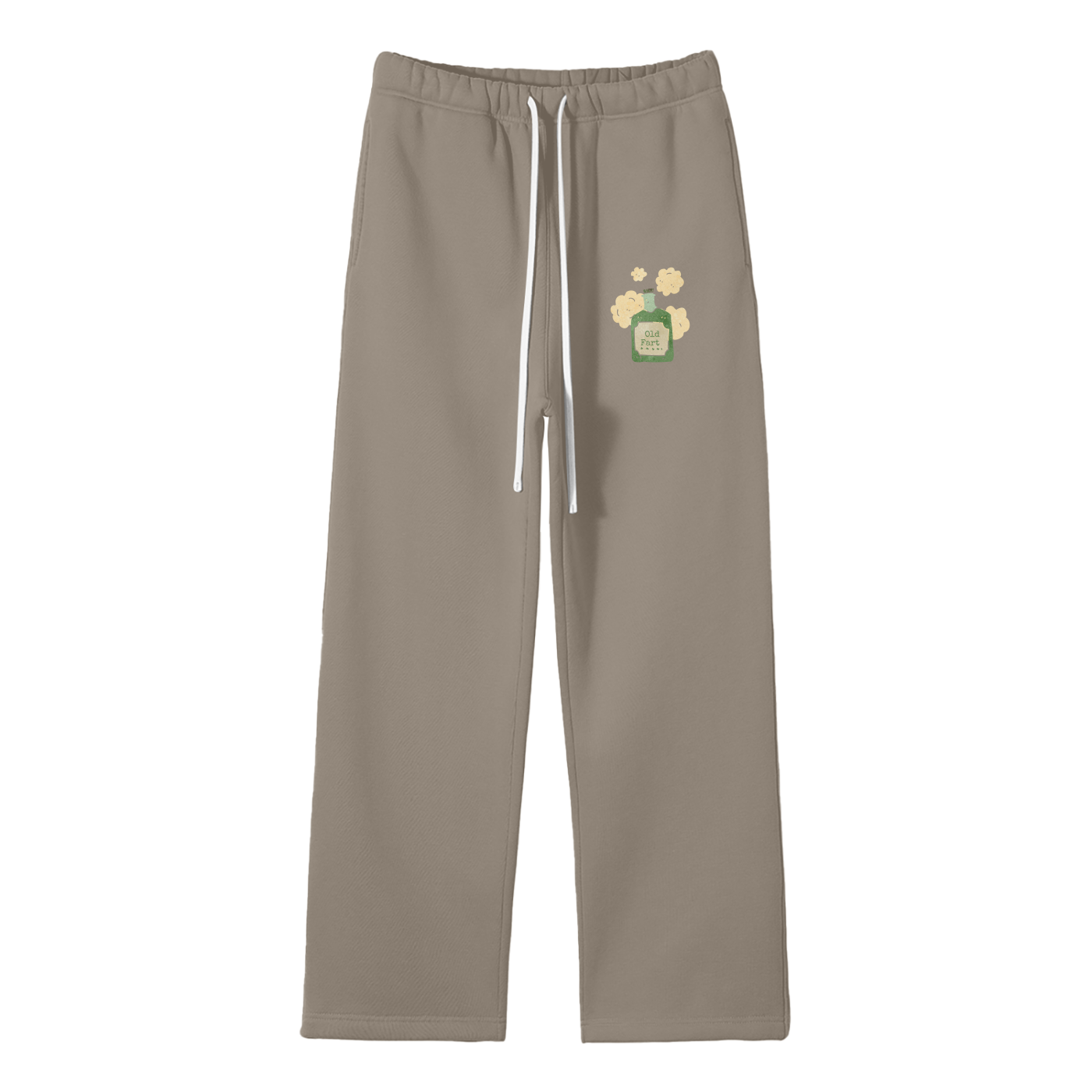 Old Fart (Jar) Streetwear Fleece Straight Leg Pants