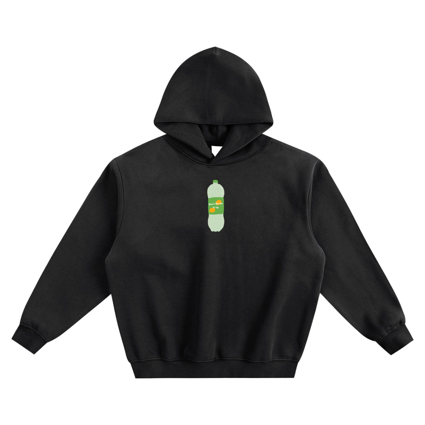 Don't Bottle It Up Fleeced Boxy Hoodie