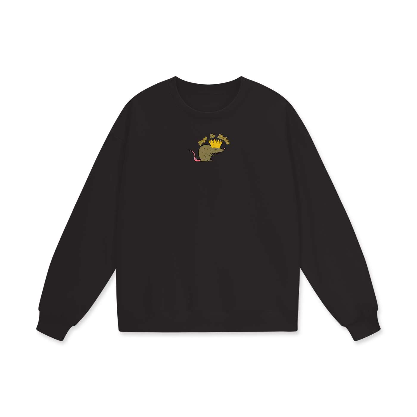 Rags To Riches Heavyweight Drop Shoulder Oversized Fleece Sweatshirt