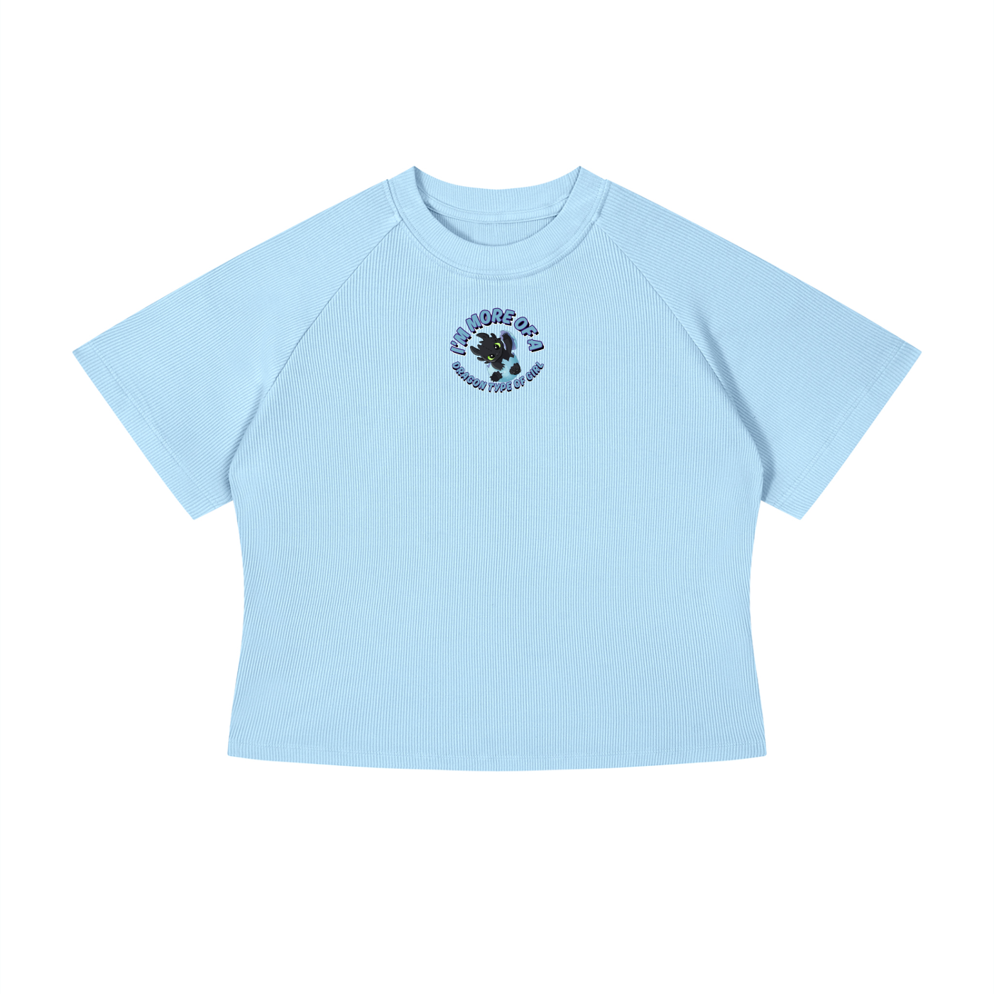 I'm More Of A Dragon Type Of Girl Crop T-Shirt