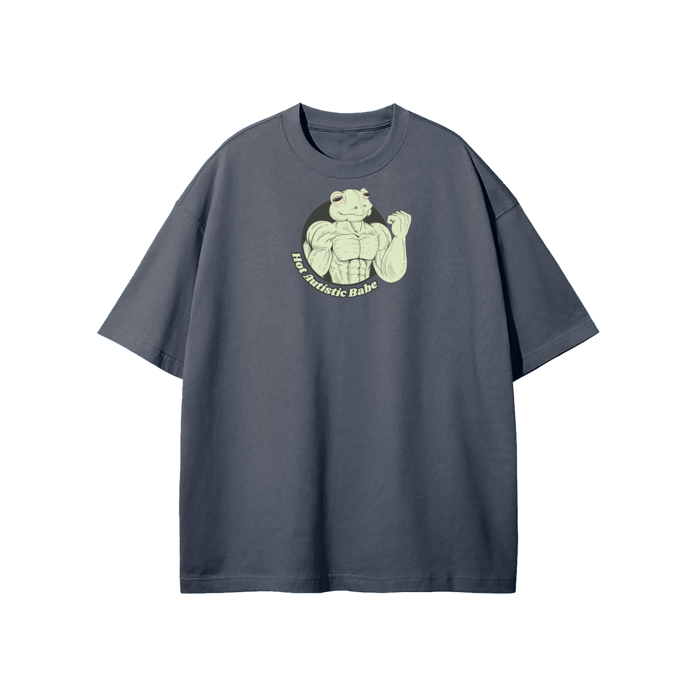 Hot Autistic Babe (1) Streetwear Heavyweight Loose Fit T-Shirt