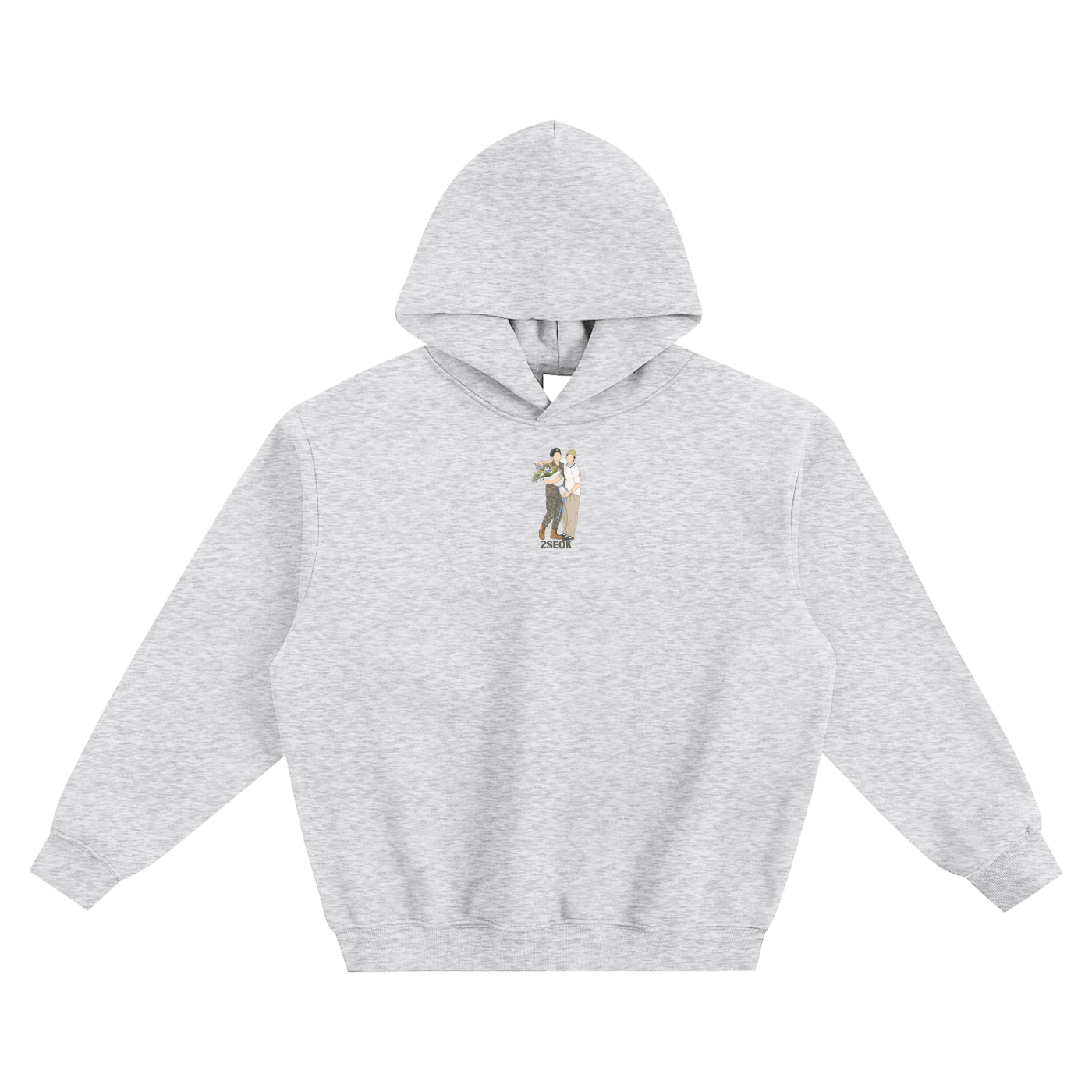 2Seok (J Hope & Jin) Fleeced Boxy Hoodie